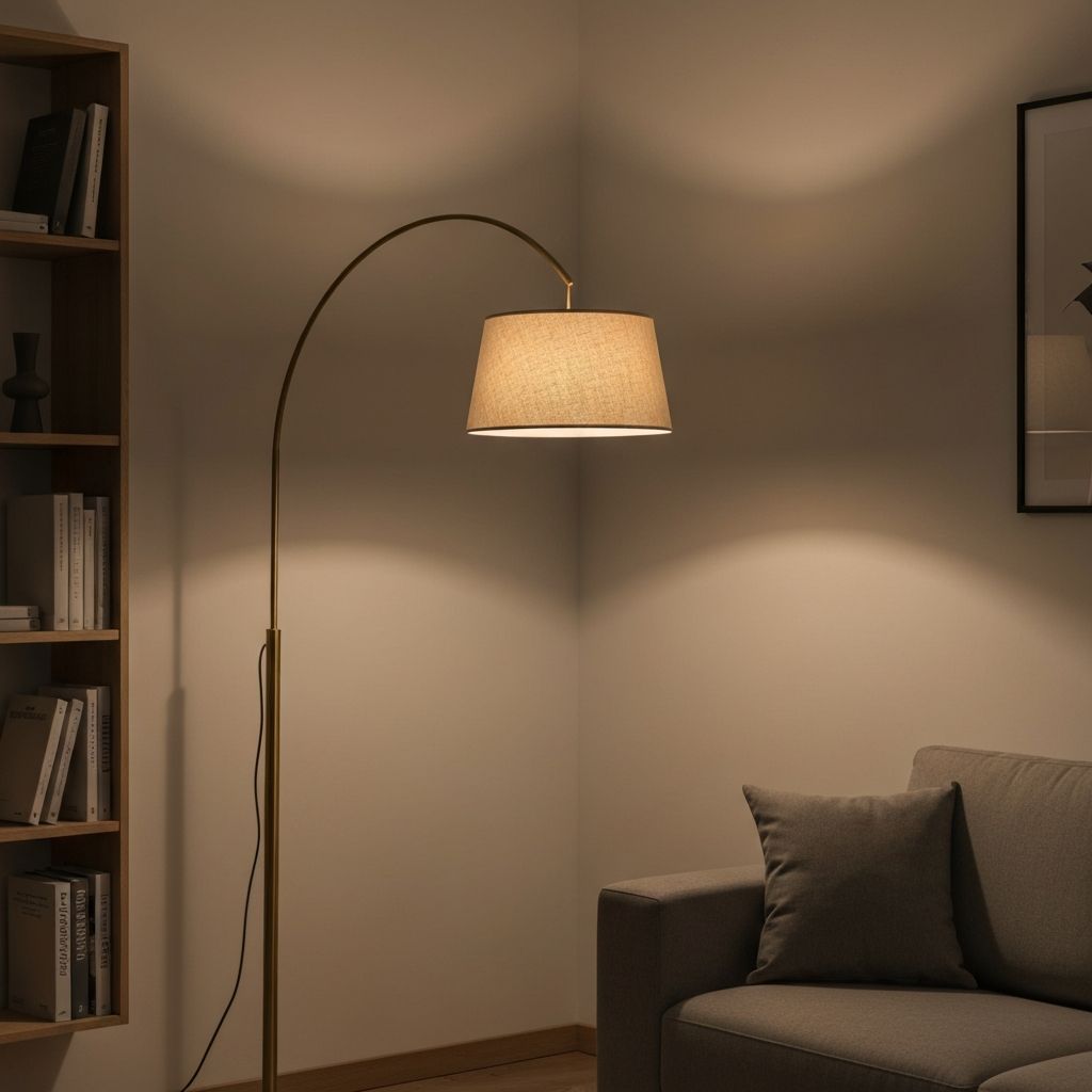 Lampadaire Arc Minimaliste